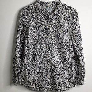 Old Navy Black and White Blouse